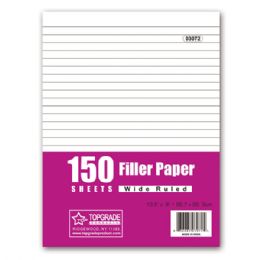 72 Wholesale 150 Count Filler Paper