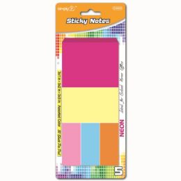 96 Wholesale 250 Count Stick Notes Asorted
