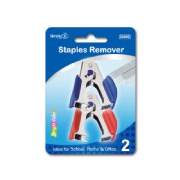 144 Wholesale Two Piece Staple Remover