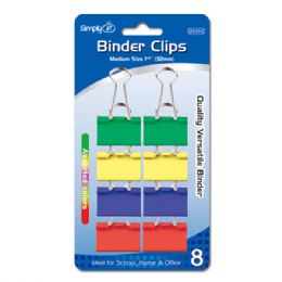 96 Bulk Colored Binder Clips
