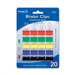 96 Wholesale Colored Binder Clips