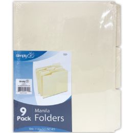 24 Pieces Manila Folder Letter Size - File Folders & Wallets