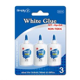 96 Wholesale White Glue 3 Count/40g