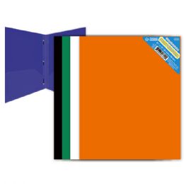 120 Pieces Two Pockets Poly Folder With Three Prongs - Folders and Report Covers