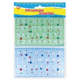 108 Pieces 2 Pack Lettering Stencil Set - Craft Tools