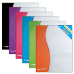 96 Pieces Two Pocket Print Poly Folder - Folders and Report Covers
