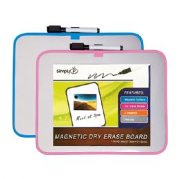 24 Pieces Magnetic Dry Erase Board With Marker - Dry erase