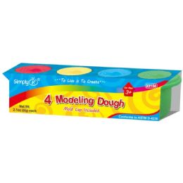 72 Units of 4 Piece Modeling Clay Dough - Clay & Play Dough