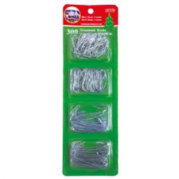 96 Pieces 300 Count Ornarment Hooks - Christmas Decorations