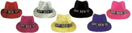 48 Pieces New Year Hat With Light - New Years