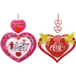 96 Pieces Valentines Day Plaque - Valentine Decorations