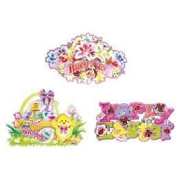 144 Wholesale Nineteen Inch Easter Three D Cutout