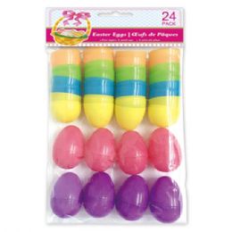 48 Wholesale 2.5"/24 Count Plain Easter Egg