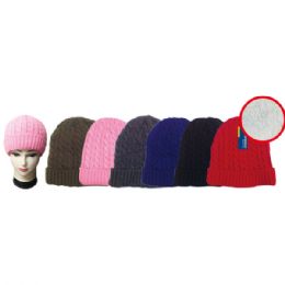 48 Wholesale Assorted Color Knit Hat