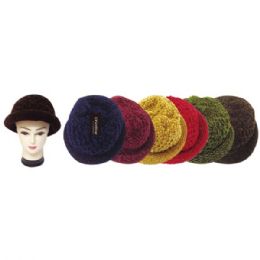60 of Lady's Winter Hat In Assorted Color