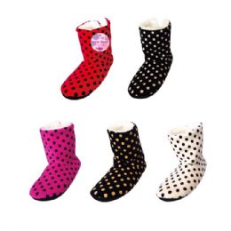 48 Wholesale Lady's Fuzzy Boots