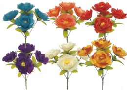 144 Wholesale Flower Assorted Colors