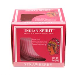 72 Wholesale Indian Straw Candle 3oz