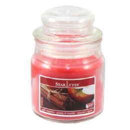 72 Wholesale Apple Candle With/top 3oz