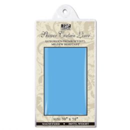 48 Wholesale Shower Curtain 70x72"/blue