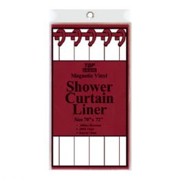 48 Wholesale Shower Curtain 70x72"/burgandy
