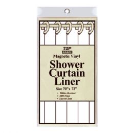 48 Wholesale Shower Curtain 70x72" Beige