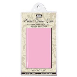 48 Wholesale Shower Curtain 70x72/pink