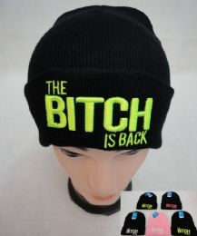 48 Bulk "the B***ch Is Back" Beanie Knit Hat