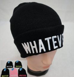 36 of "whatever" Beanie Knit Hat