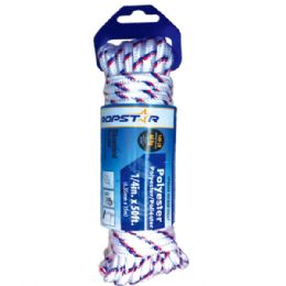 48 Pieces 50 Foot Heavy Duty Poly Rope - Rope and Twine