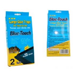 96 Wholesale Blue Touch Large Trap 2 Count