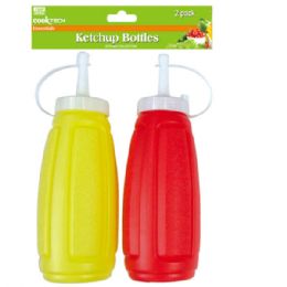 48 Wholesale Two Piece Ketchup Bottle