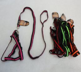 36 Wholesale Small Harness And 42" ShocK-Absorbing Leash