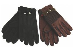 72 Wholesale Women's Faux Leather Glove