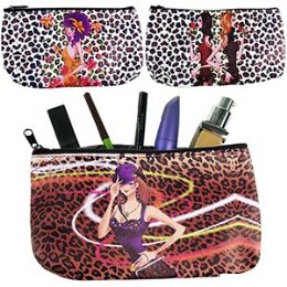 120 Pieces Leopard Girl Makeup Bags - Cosmetic Cases