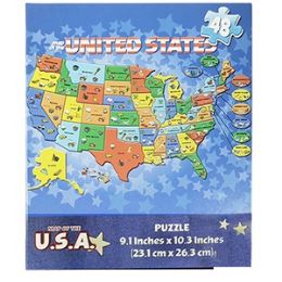 48 Wholesale U.s.a Map Jigsaw Puzzles