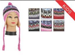 72 Pieces Kid's Snowflake Helmet Hat - Winter Helmet Hats
