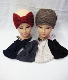 36 Wholesale Warm Winter Ear Warmers Assorted Color