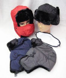 36 Pieces Mens Winter Pilot Hat Assorted - Winter Helmet Hats