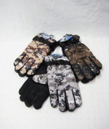 36 Wholesale Winter Warm Camo Gloves