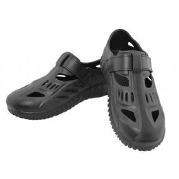 30 Units of Men's Eva Velcro Sport Sandals Black Only - Men's Flip Flops and Sandals
