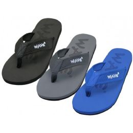36 Wholesale Mens Real Soft Comfortable Fabric Upper Thong Sandals