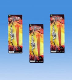 72 Wholesale Mini Warrior Arrow Set In Blister Card