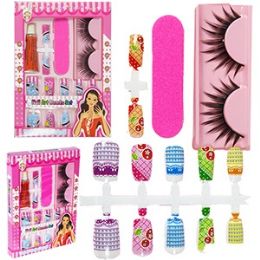 120 Pieces Pretty Angel Nails And Eyelashes Sets. Pretty Angel Nails And Eyelashes Sets - Girls Toys