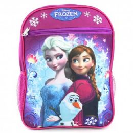 24 Wholesale 15" Disney Frozen Backpack