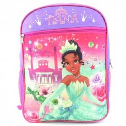 24 Wholesale 15" Disney Tiana Backpack