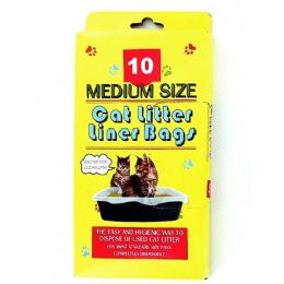 72 Pieces 10 Pack Litter Box Liner Bags - Pet Toys