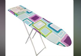 4 Pieces Ironing Board 48x12in Wood Assorted Designs - Clothes Pins