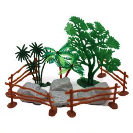 48 Pieces Farm Toy Tree & Fence 1pk - Toy Sets