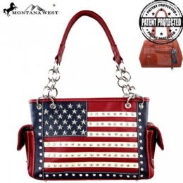 10 Pieces Montana West American Pride Concealed Handgun Collection Handbag - Handbags